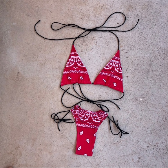 My By Nie Other - Hot Pink Bandana Bikini